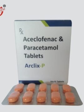 Aceclofenac & Paracetamol Tablets - Arclix P Tablet