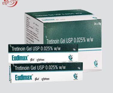 Eudimax Cream featuring Tretinoin (0.025%) for skincare