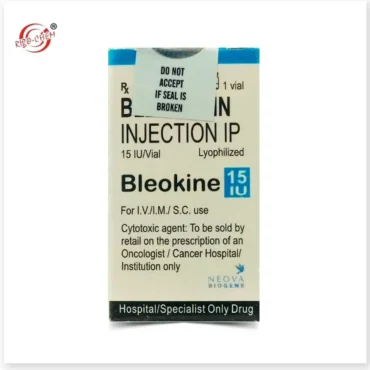 Bleokine 15IU Injection – High-quality bleomycin injection for cancer treatment, offered by Rizochem Pharmaceuticals Wholesaler & Exporter. Trusted global supplier of pharmaceutical products.