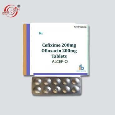 Alcef O 200mg/200mg Tablet: A medication with combined active ingredients.