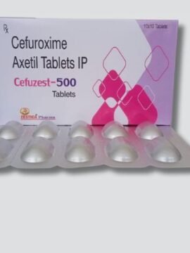 Cefuzest 500mg Tablets: Effective antibiotic for infections.