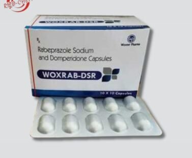 Woxrab DSR 30mg/20mg Capsule: Relief for acidity & digestion. Helps alleviate symptoms. Contains 30mg of Raberprazole & 20mg of Domperidone.