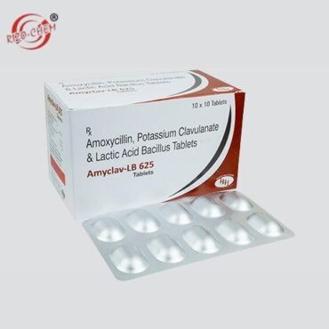 Image of Amyclav-LB 625 Tablet - A potent solution for bacterial infections