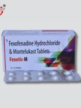 Fexotic-M 10mg/120mg Tablets: Reliable relief.