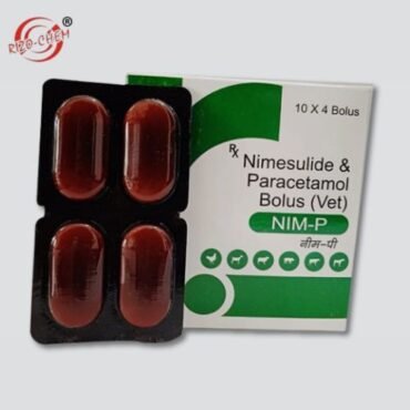 Nim P 100mg/325mg Tablet - White pill with text, ideal for pain relief. Pharmaceutical export quality.