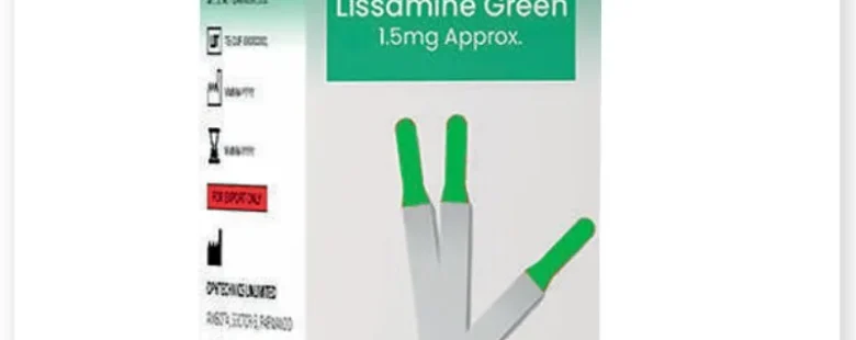 Green Lissamine 1.5mg ophthalmic solution for eye health, offered by Rizochem Pharmaceuticals Wholesaler & Exporter.