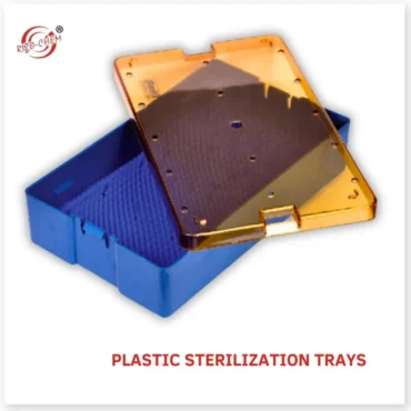 Plastic Sterilization Trays for safe and hygienic storage of medical instruments, durable and designed for effective sterilization processes, offered by Rizochem Pharmaceuticals Wholesaler & Exporter.