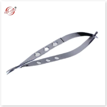 High-quality Corneal Scissors for precise eye surgery, offered by Rizochem Pharmaceuticals Wholesaler & Exporter. Designed for accuracy and durability in ophthalmic procedures.