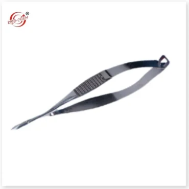 Vannas Scissors – Precision surgical tool with fine, sharp blades for delicate eye and microsurgery, ideal for accurate tissue cutting. High-quality, stainless steel design by Rizochem Pharmaceuticals Wholesaler & Exporter.