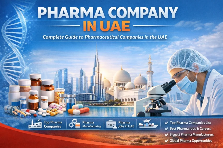 Pharma company in UAE manufacturing and healthcare industry overview
