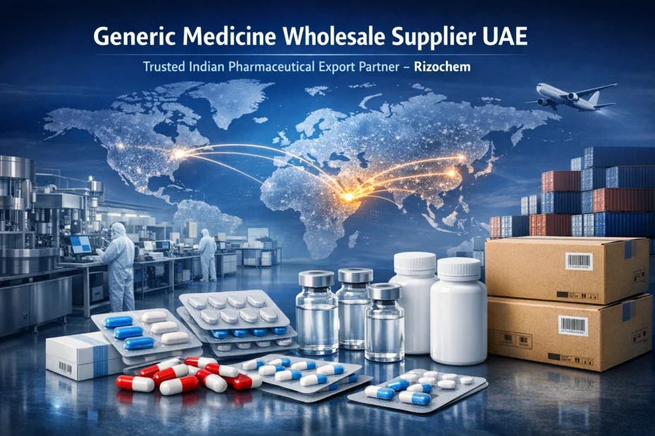 Generic medicine wholesale supplier UAE exporting tablets and injections from India