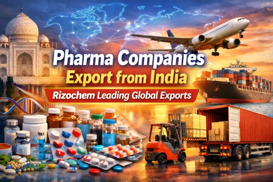 Pharma companies export from India led by Rizochem – trusted Indian pharmaceutical export company
