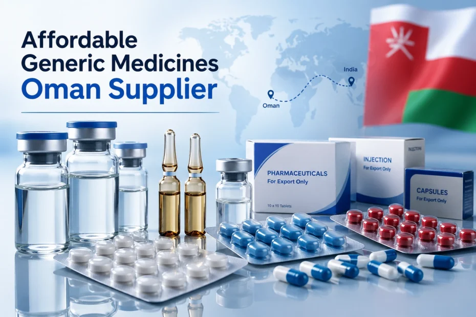 affordable generic medicines Oman supplier WHO GMP pharmaceutical exporter India
