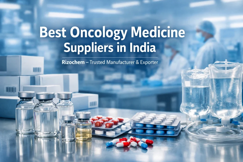 best oncology medicine suppliers in India Rizochem cancer drug exporter