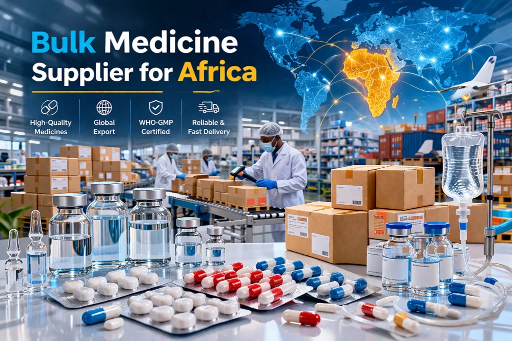 bulk medicine supplier for Africa from India