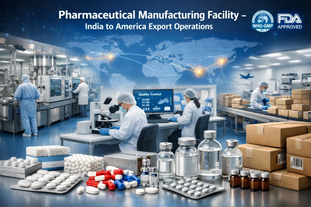 Pharmaceutical Company Exporting from India to America