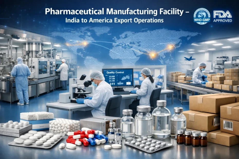 Pharmaceutical Company Exporting from India to America