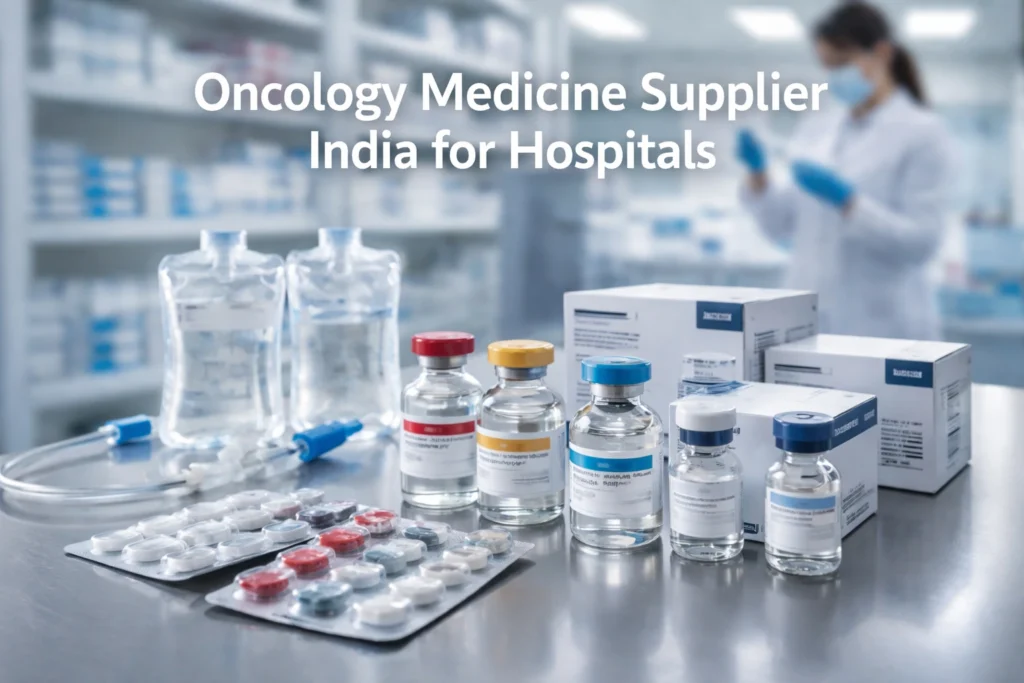 Oncology medicine supplier India providing chemotherapy drugs and cancer injections to hospitals in bulk