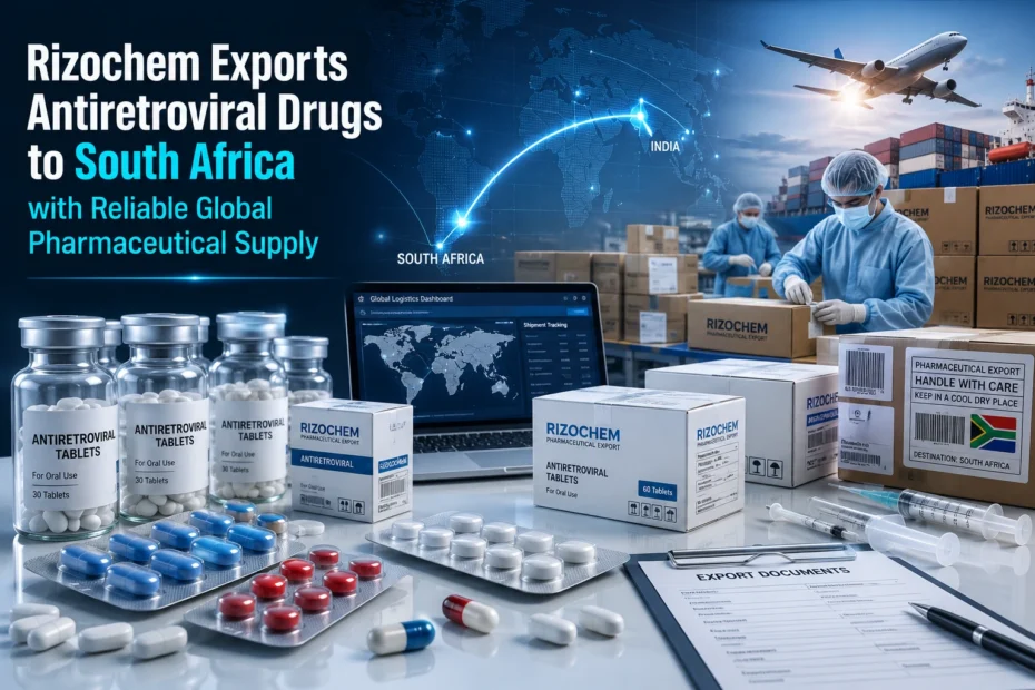 Rizochem-Exports-Antiretroviral-Drugs-to-South-Africa-with-Reliable-Global-Pharmaceutical-Supply - Rizochem is the best Pharmacy Exporter